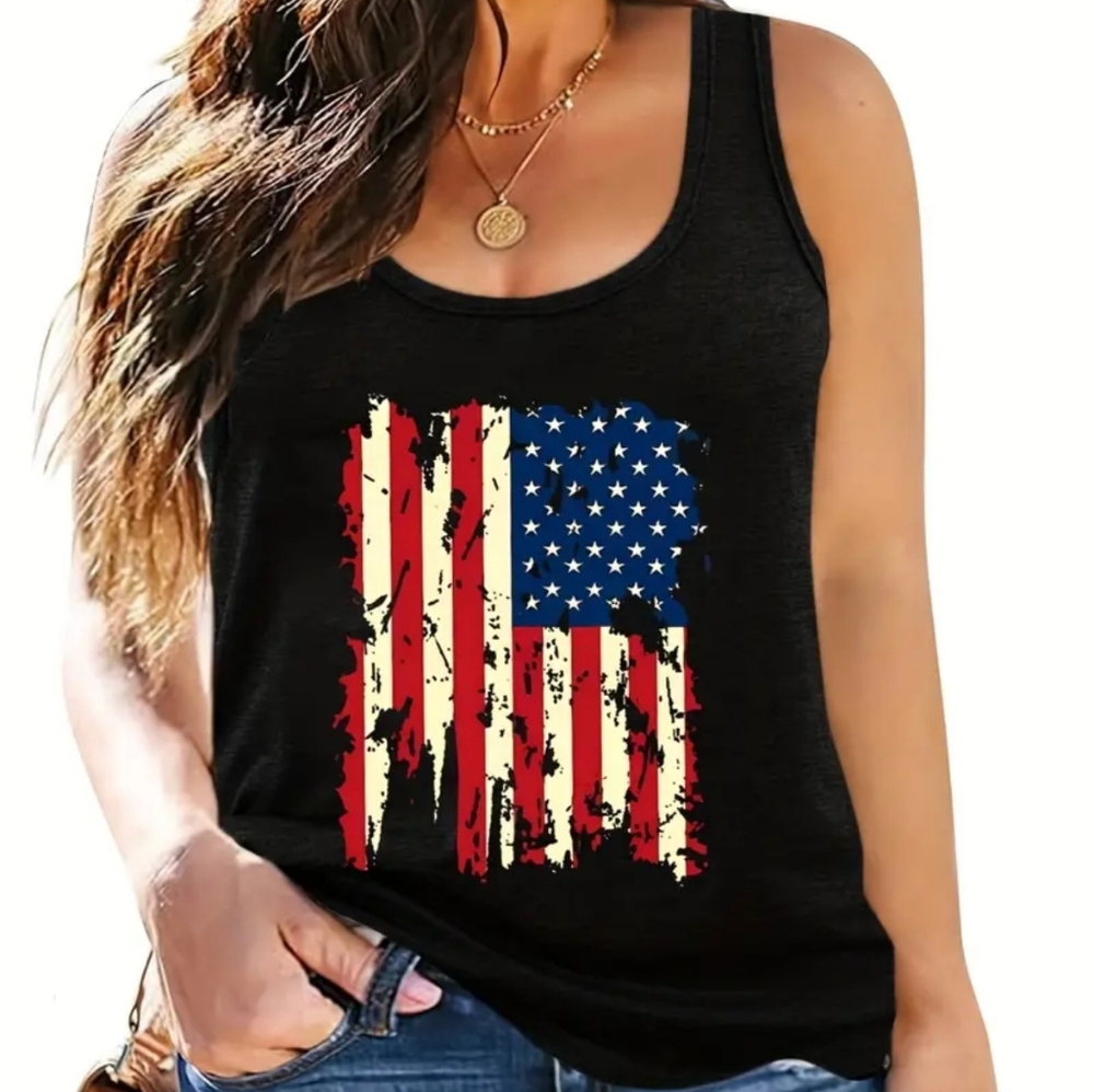 Plus size women's Patriotic Tank Top - 20